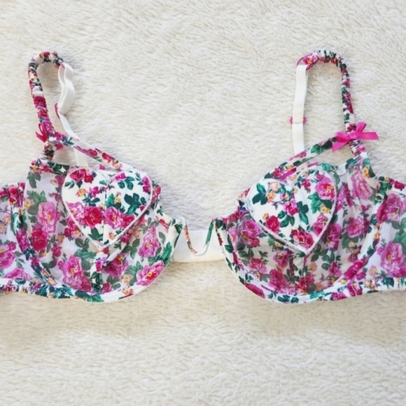 New!For Love and Lemons Heart Bloom Underwire Bra - Picture 8 of 13